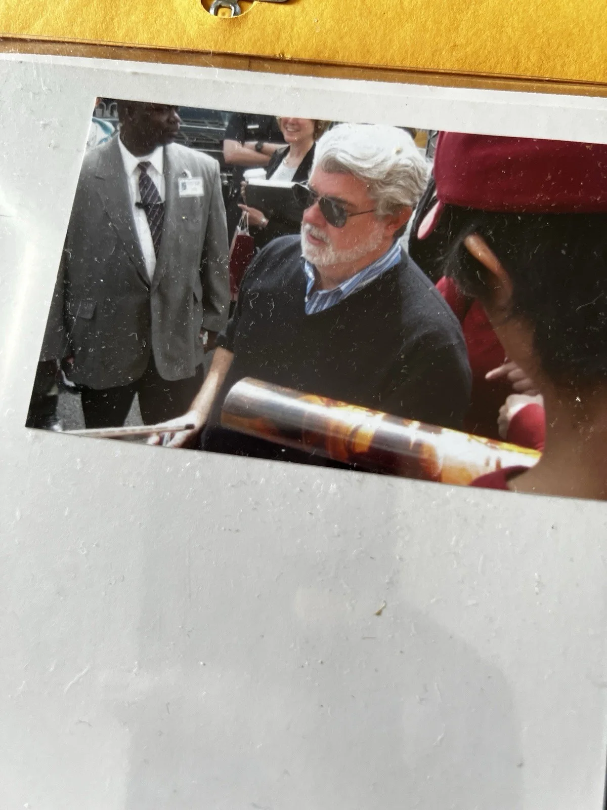 George Lucas — George Lucas & JJ Abrams Signed Star Wars 11x17 Photo Proof w/COA, image 5