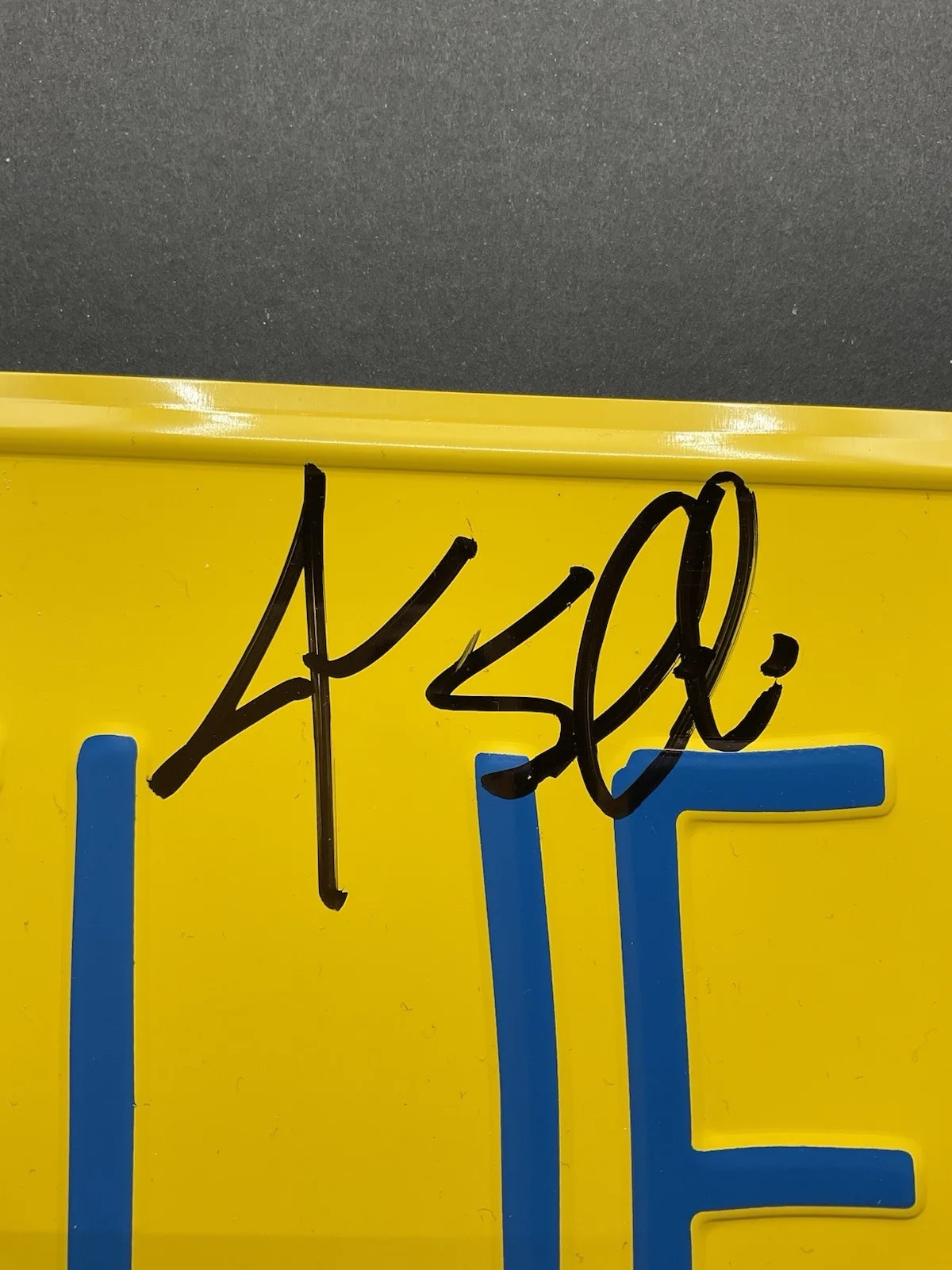 Jason Sudeikis — Jason Sudeikis signed Ted Lasso autographed License Plate Soccer BAS Believe AFC, image 2