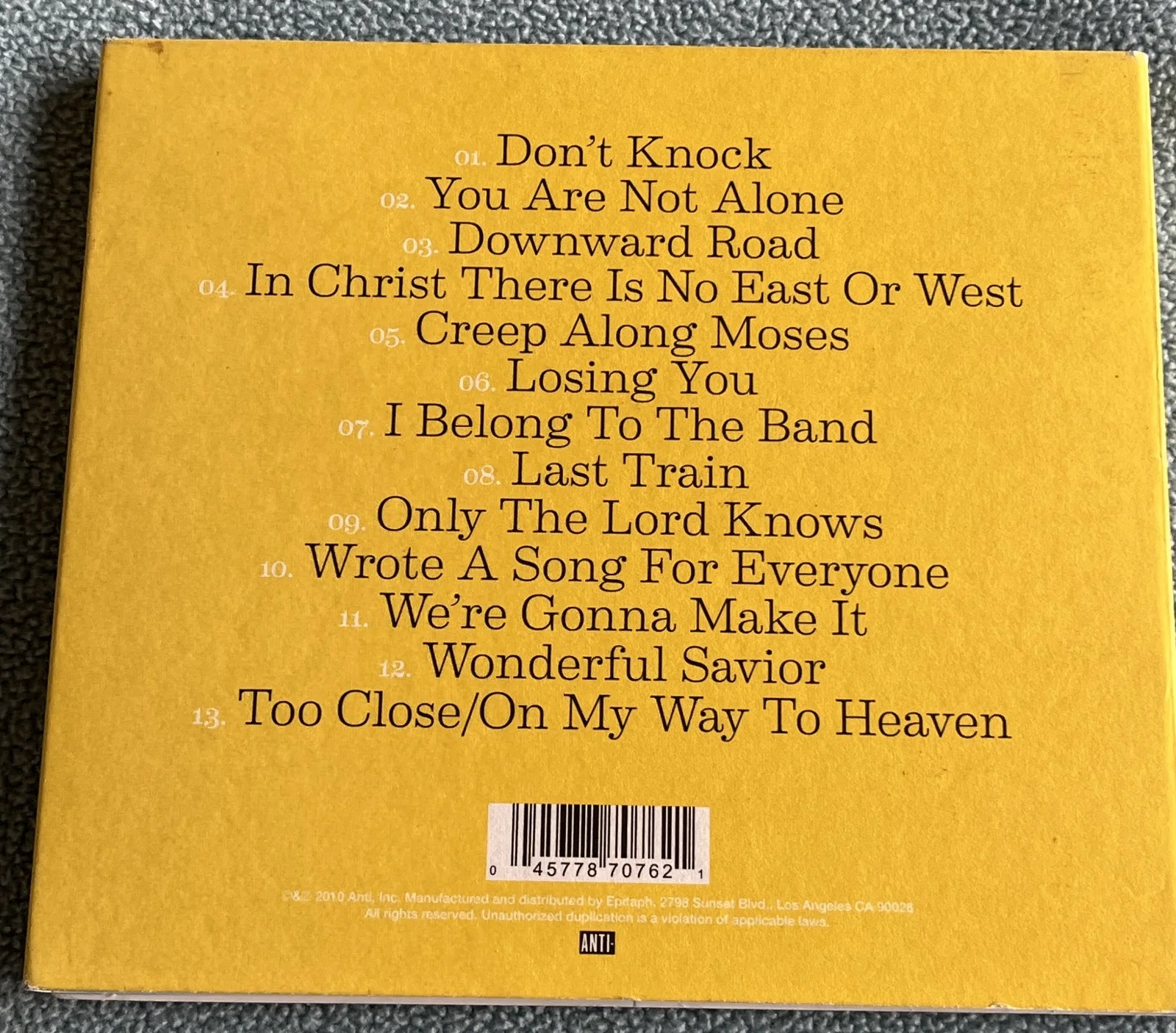 Mavis Staples--SIGNED (not personalized)--You Are Not Alone CD--Near Mint Cond!, image 4