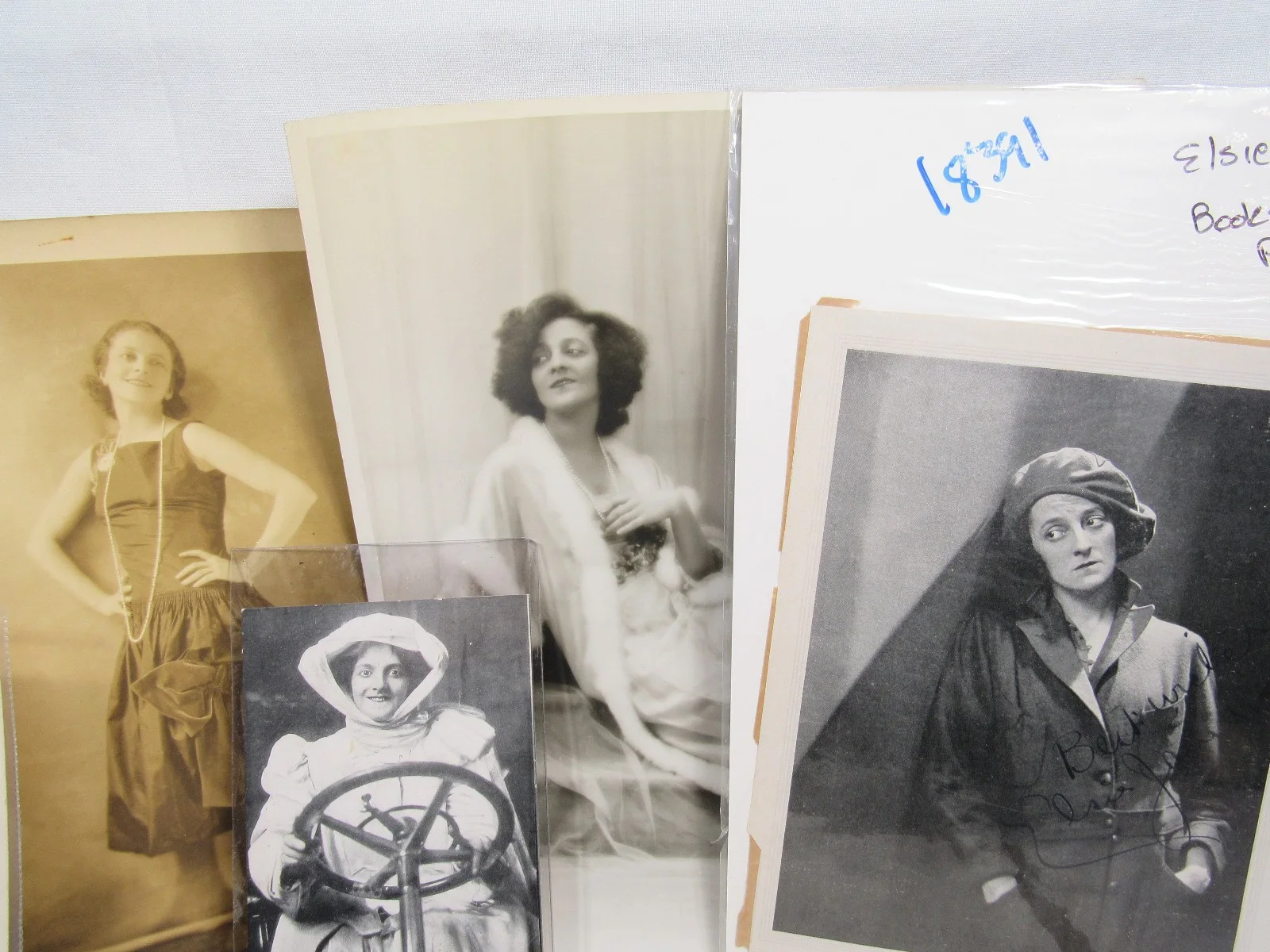 ANTIQUE ELSIE JANIS SILENT FILM HOLLYWOOD ACTRESS AUTOGRAPHED SIGNED PHOTO COA, изображение 5