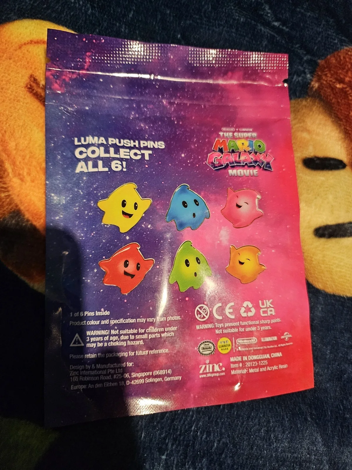 *SEALED* SUPER MARIO GALAXY MOVIE 2026 LUMA PIN LIMITED EDITION MYSTERY BAG NEW, изображение 2