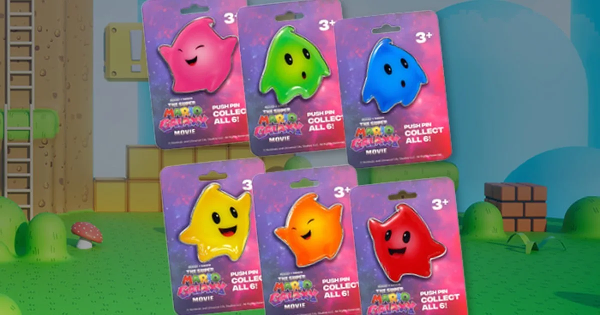 *SEALED* SUPER MARIO GALAXY MOVIE 2026 LUMA PIN LIMITED EDITION MYSTERY BAG NEW, изображение 3