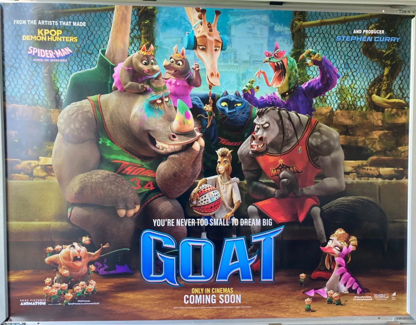 Cinema Poster: GOAT 2026 (Quad) Caleb McLaughlin Gabrielle Union, изображение 3