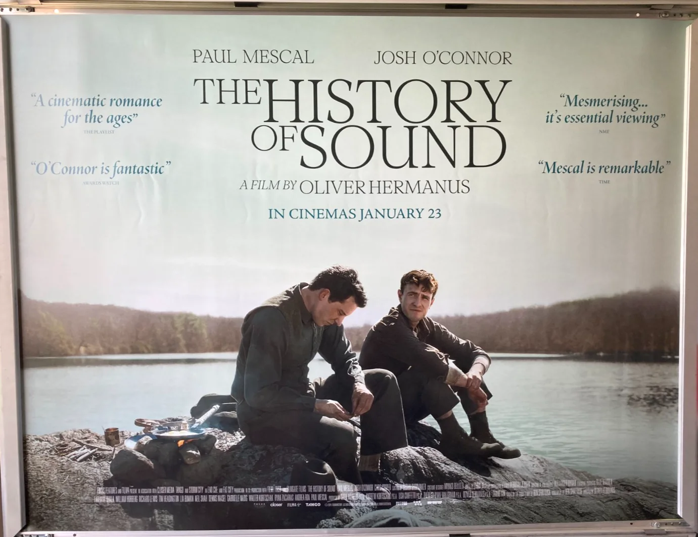 Cinema Poster: HISTORY OF SOUND, THE 2026 (Quad) Paul Mescal Josh O'Connor, изображение 2