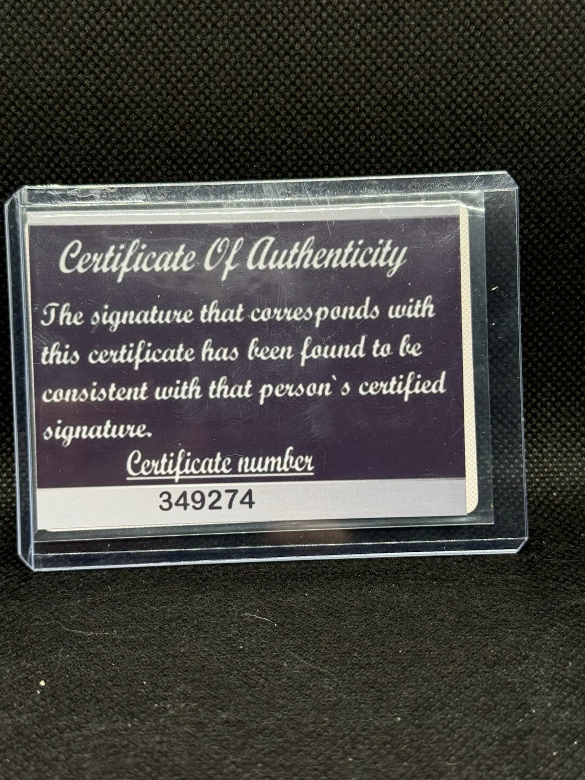 taylor swift signed Coa, изображение 2