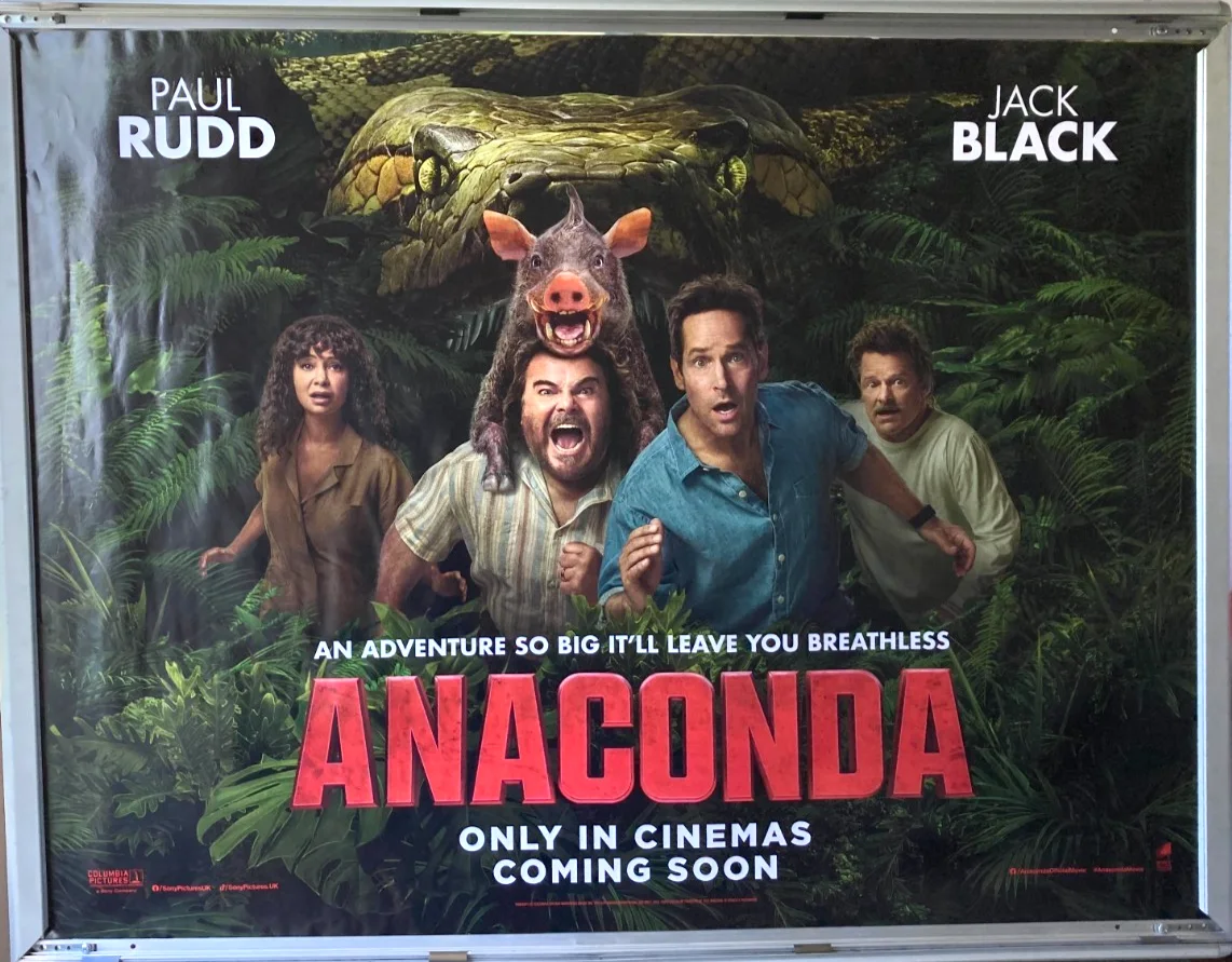 Cinema Poster: ANACONDA 2026 (Group Quad) Jack Black Paul Rudd Steve Zahn, изображение 2