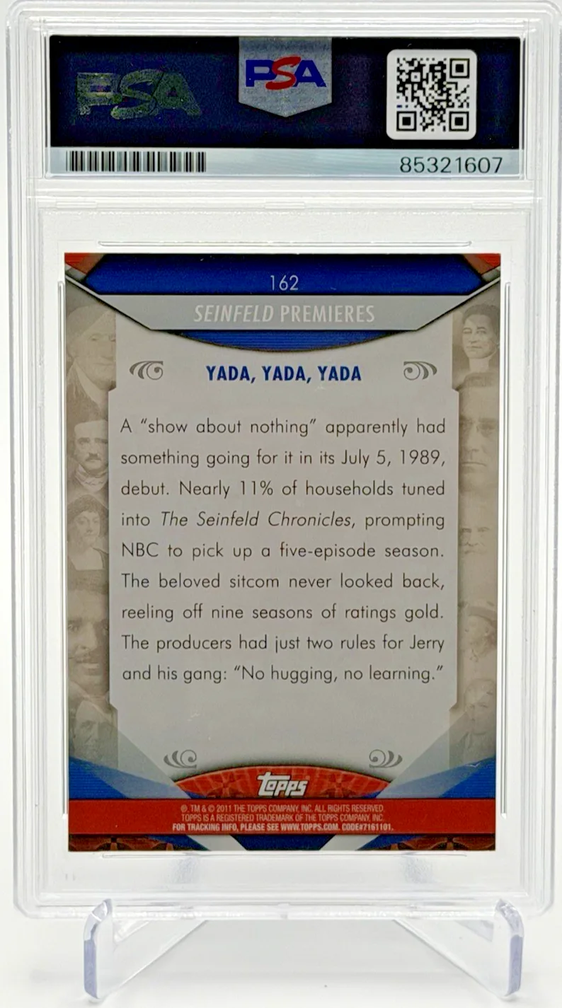 Jerry Seinfeld — Jerry Seinfeld Signed 2011 Topps American Pie Trading Card PSA/DNA Auto, изображение 3