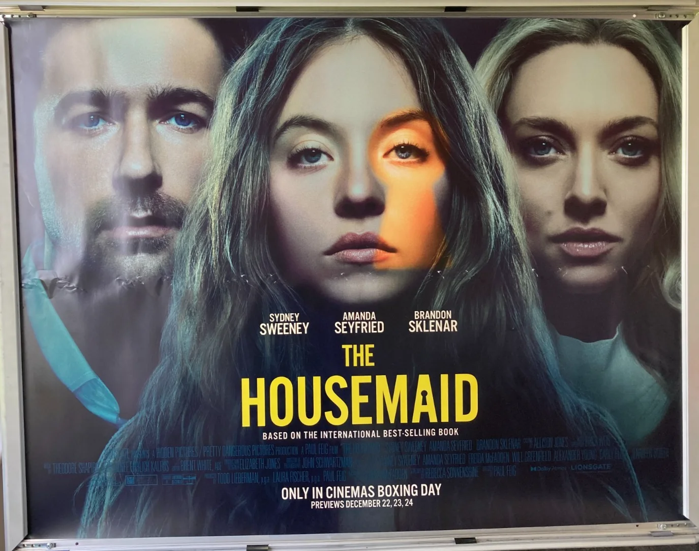 Cinema Poster: HOUSEMAID, THE 2025 (Faces Quad) Sydney Sweeney Amanda Seyfried, изображение 2