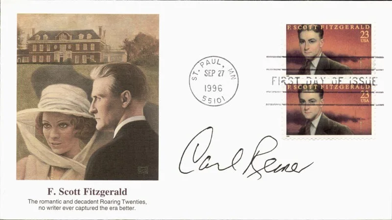 Carl Reiner — CARL REINER - FIRST DAY COVER SIGNED