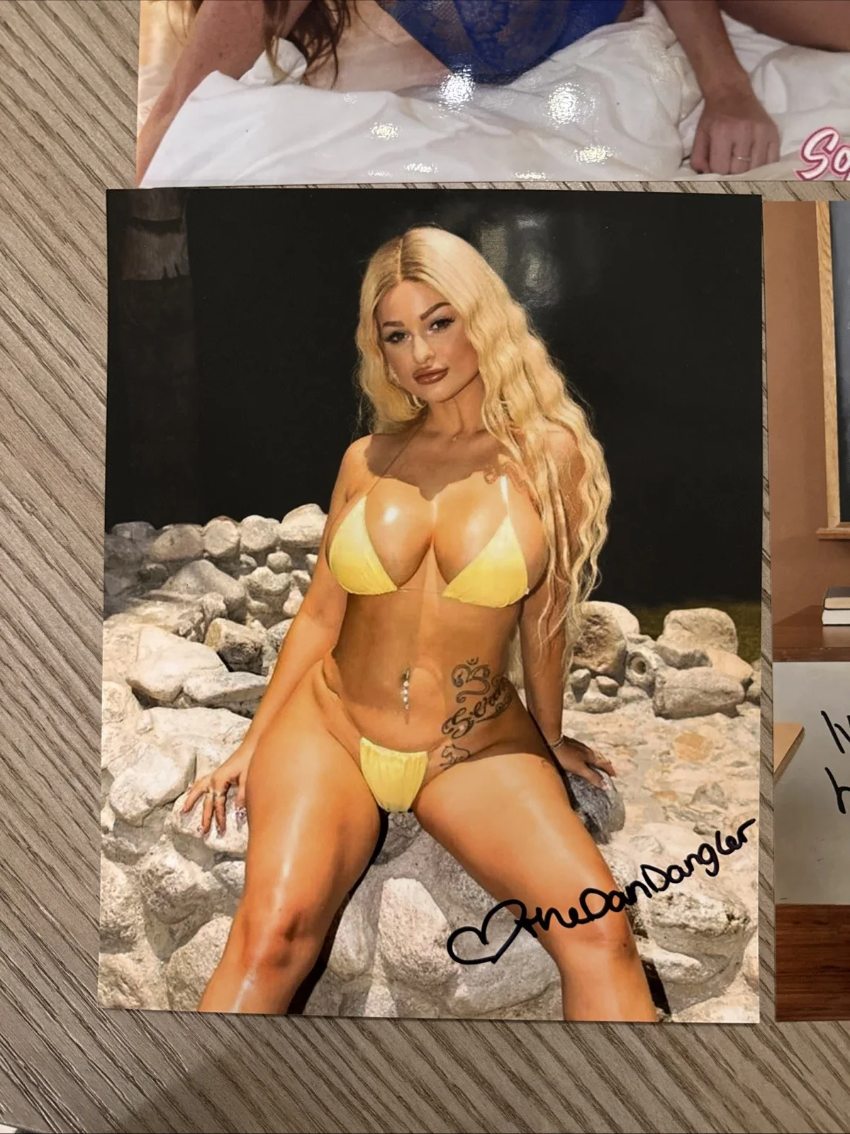 Adult Star Model Signed 8/10 Photo Authentic Autograph COA Lot of 4, изображение 2