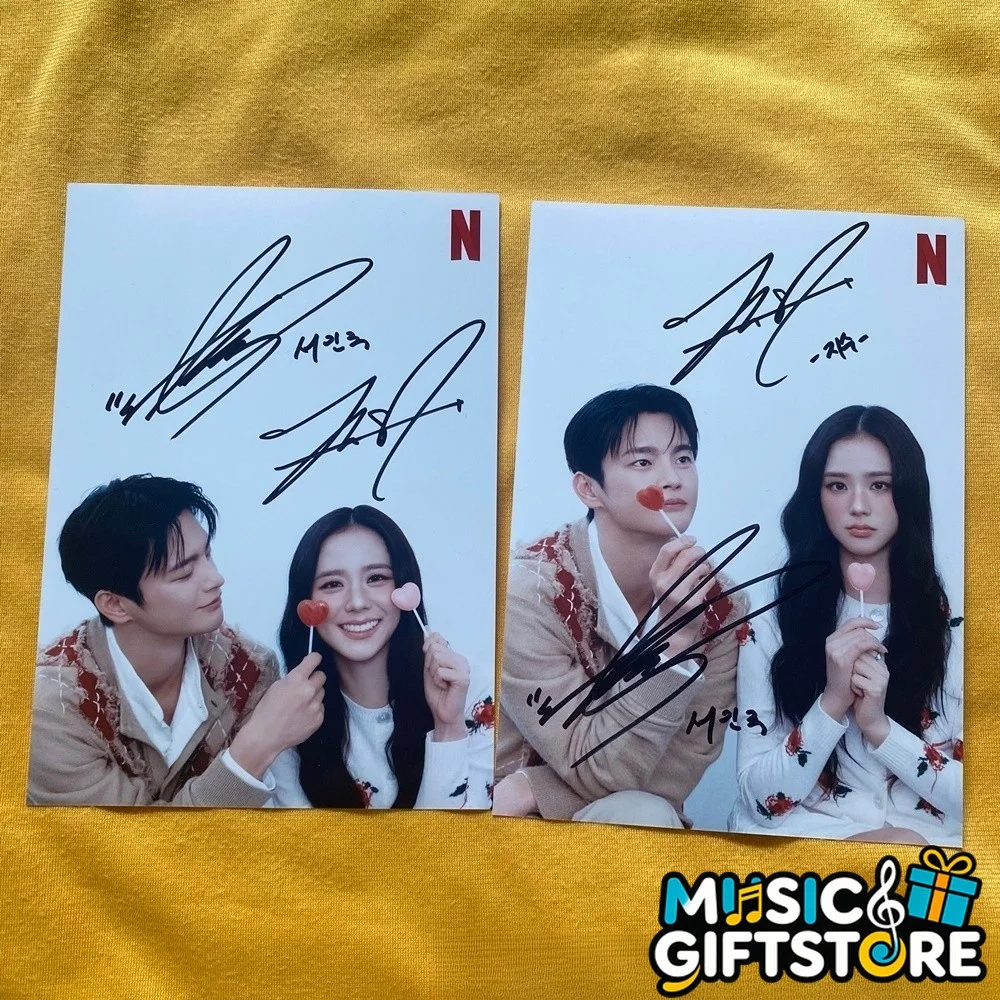 Boyfriend on Demand Jisoo Seo In Guk Autographed Signed Photo K-Drama 2026C #MUG, изображение 2