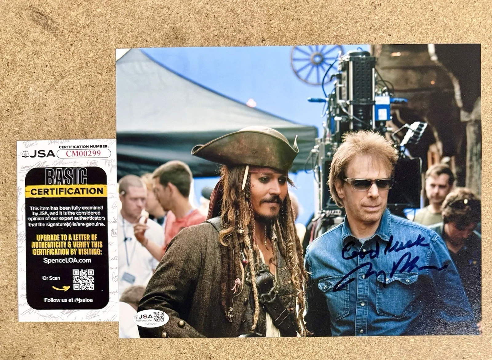 Jerry Bruckheimer — Jerry Bruckheimer Signed 8x10 Producer Legend Hollywood Icon Pirates W/ JSA COA