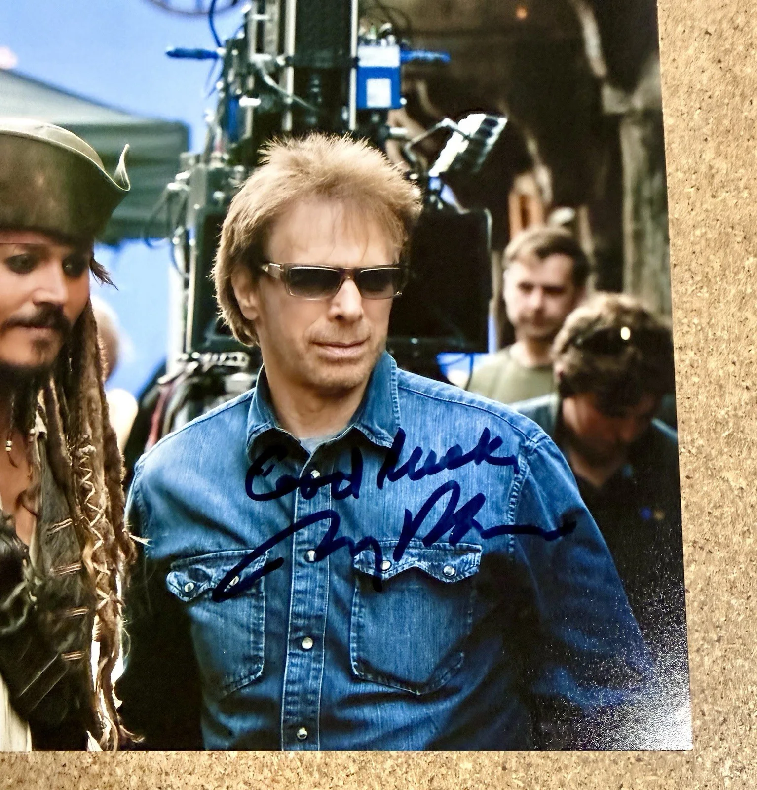 Jerry Bruckheimer — Jerry Bruckheimer Signed 8x10 Producer Legend Hollywood Icon Pirates W/ JSA COA, изображение 3