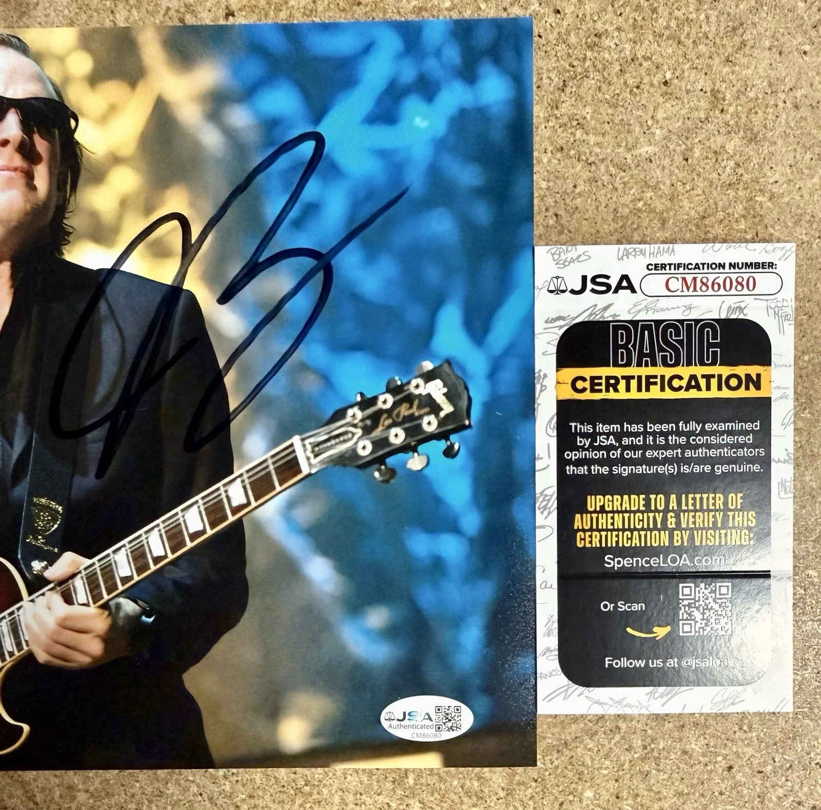 Joe Bonamassa Signed Blues Singer Songwriter Guitarist 8x10 Photo JSA COA, изображение 2