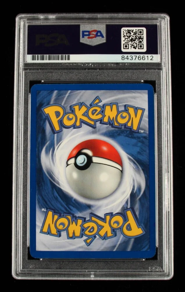 Michael Haigney — Michael Haigney Psyduck Pokemon Signed 2000 Pokemon Team Rocket Unlimited PSA B, image 2