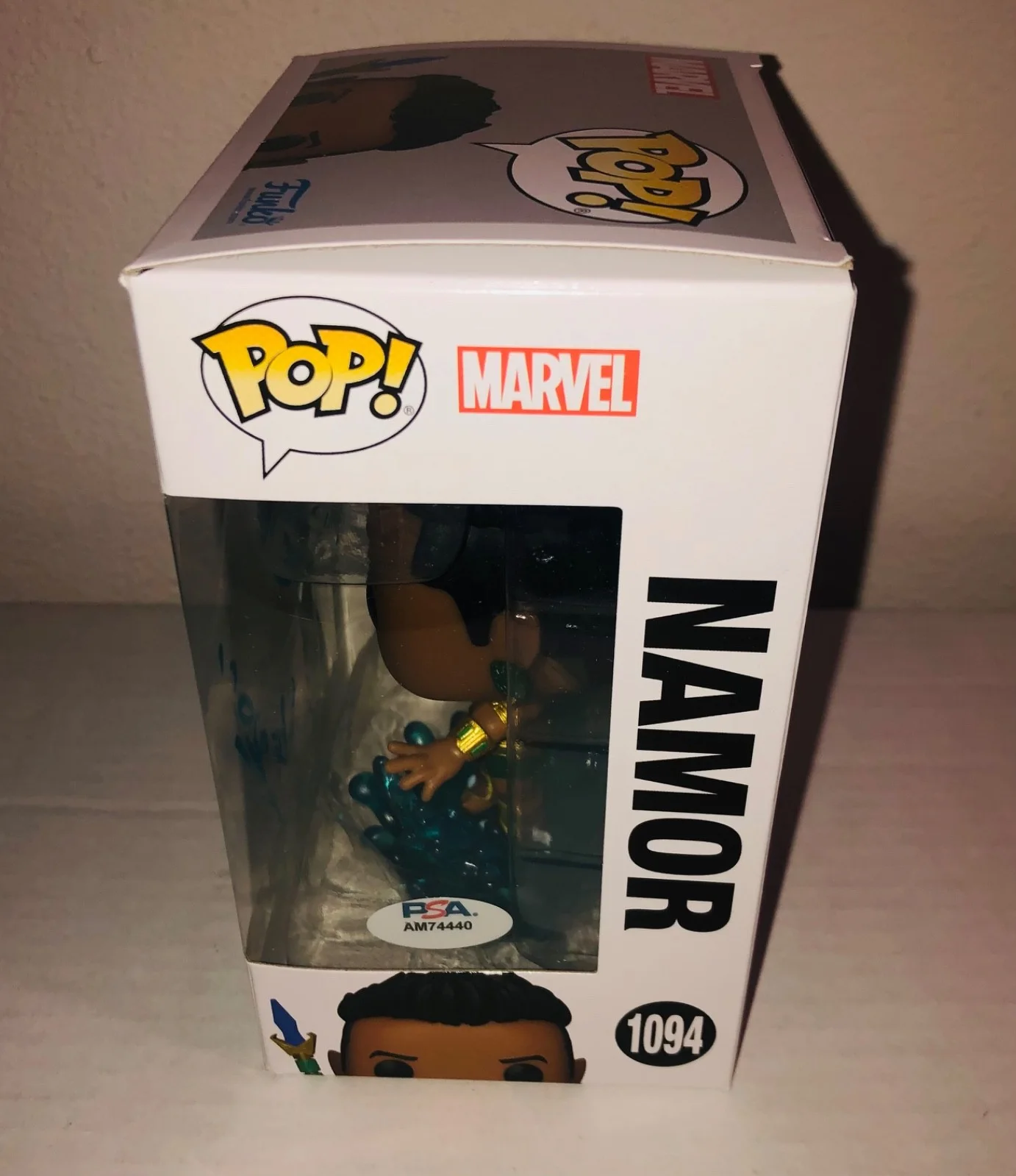Tenoch Huerta Black Panther Wakanda Forever Namor #1094 Signed Funko Pop PSA, изображение 2