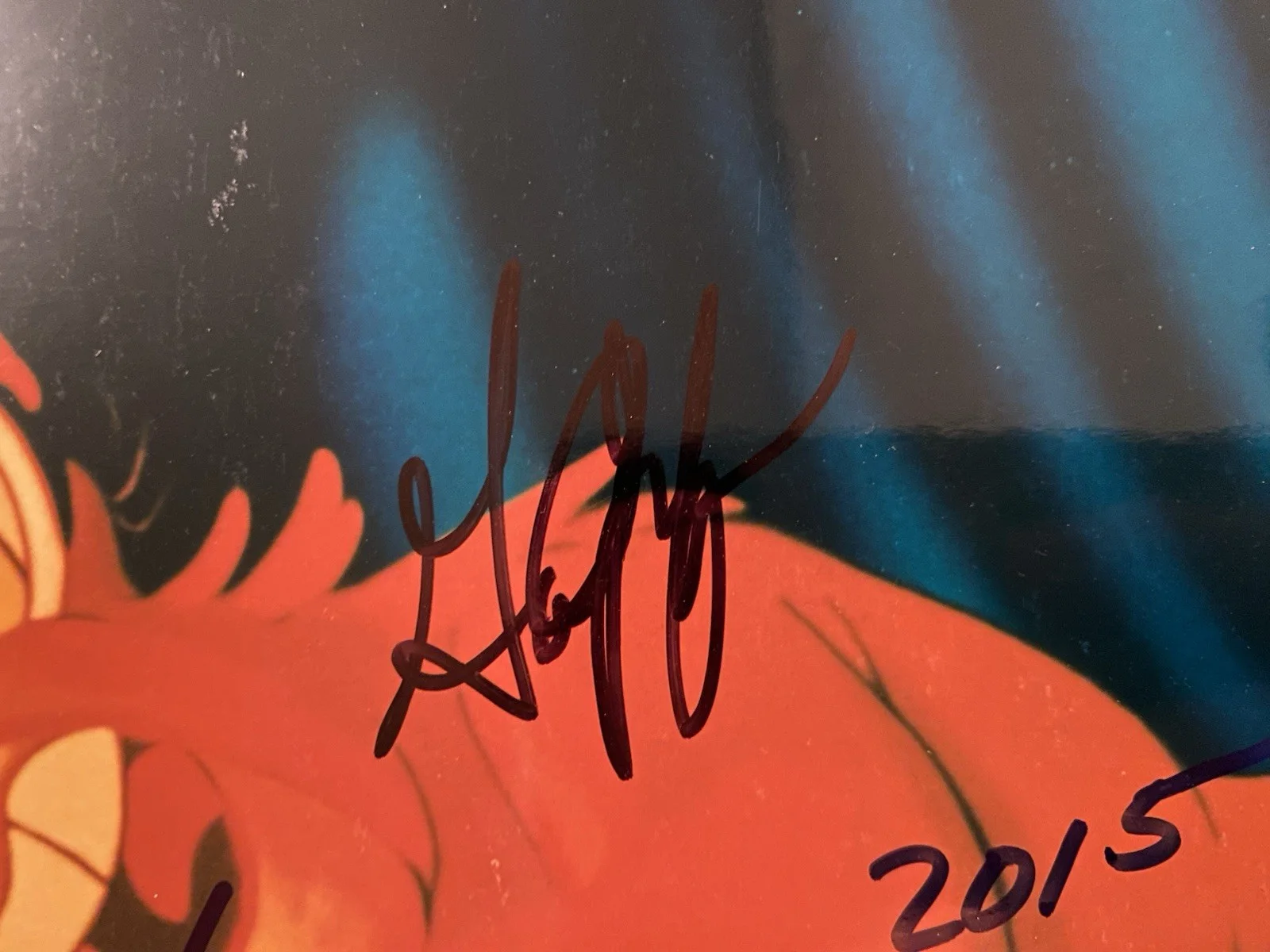 Gilbert Gottfried, Jonathan Freeman — Gilbert Gottfried Jonathan Freeman Signed Autographed Photo With COA Aladdin, image 2