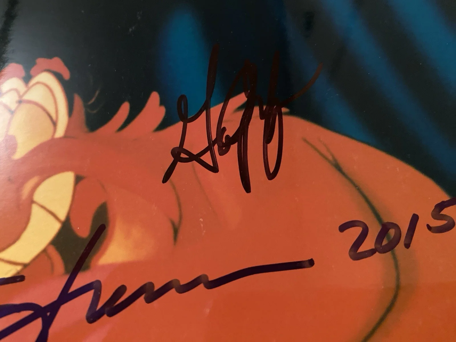 Gilbert Gottfried, Jonathan Freeman — Gilbert Gottfried Jonathan Freeman Signed Autographed Photo With COA Aladdin, image 3