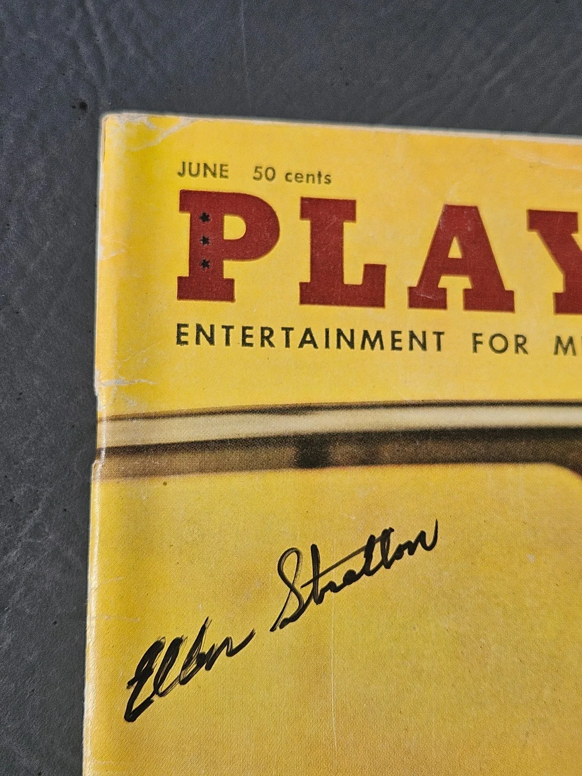 June 1960 ELLEN STRATTON PLAYBOY COA Full Mag Signed Auto In-Person, изображение 3
