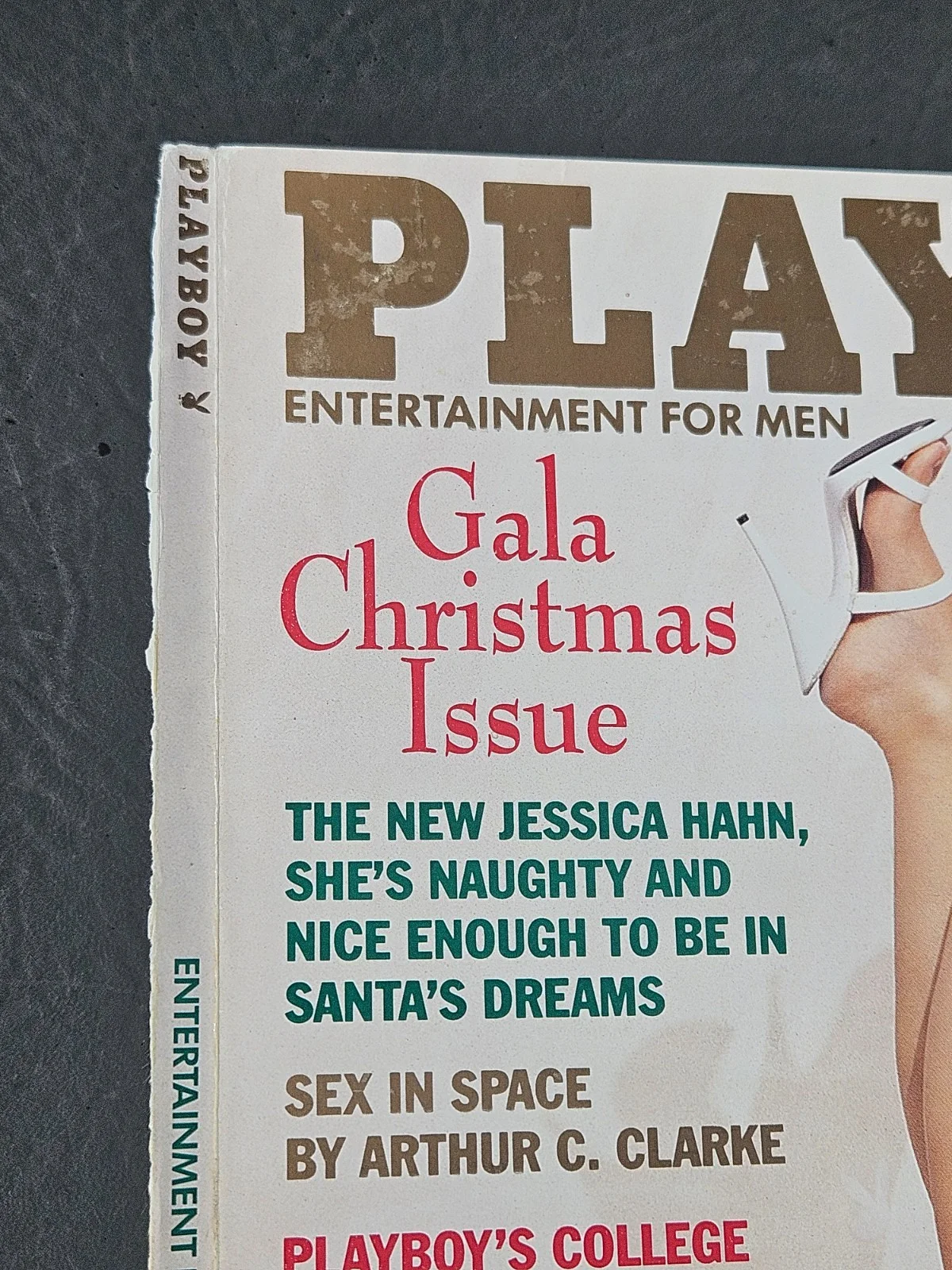 December 1992 SHARON STONE PLAYBOY COA Cover Only Signed Auto In-Person, image 3