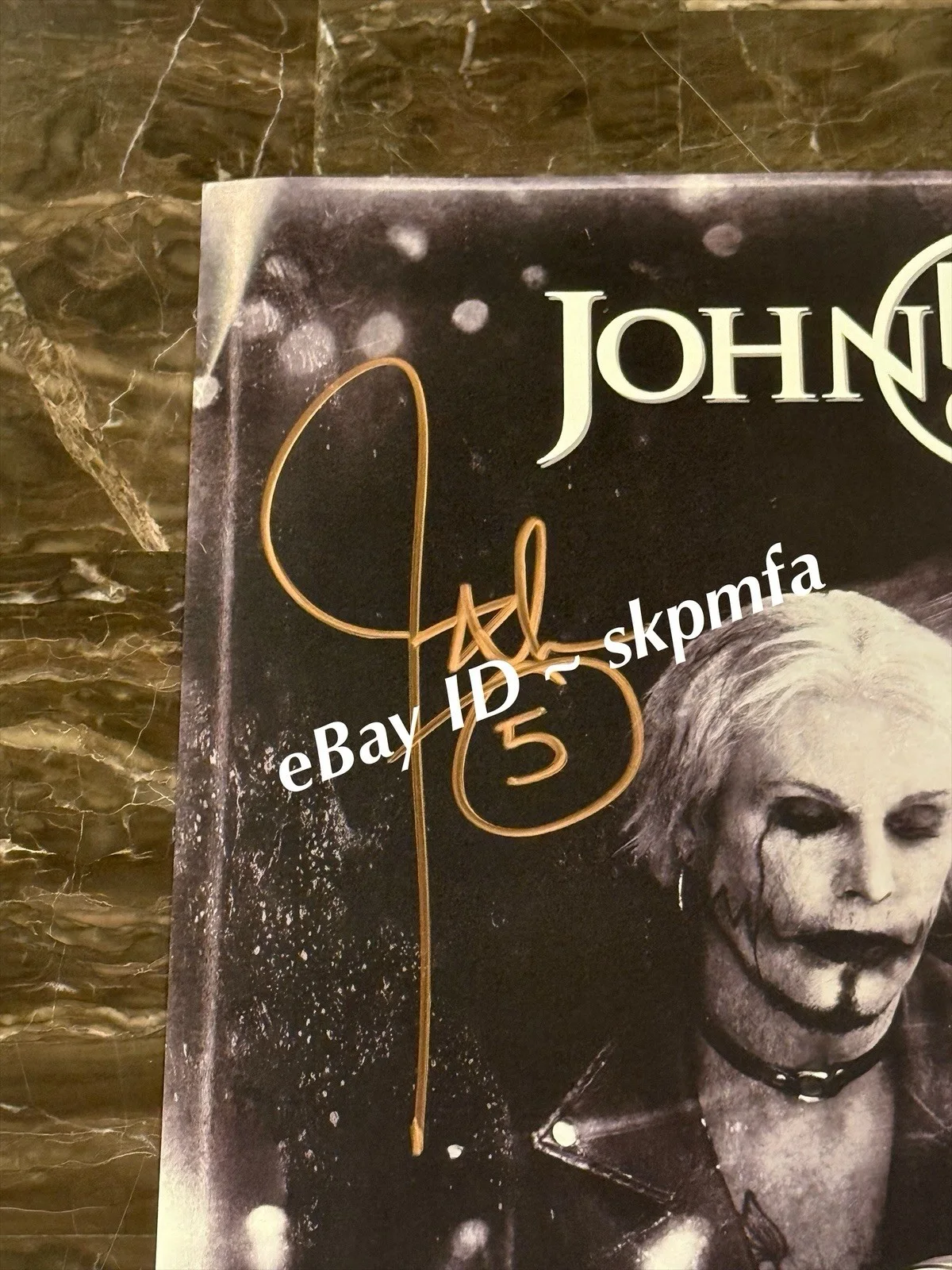 JOHN 5 Signed VIP Poster 💯 Authentic Tour 2025 Motley Crue Manson Zombie, изображение 3