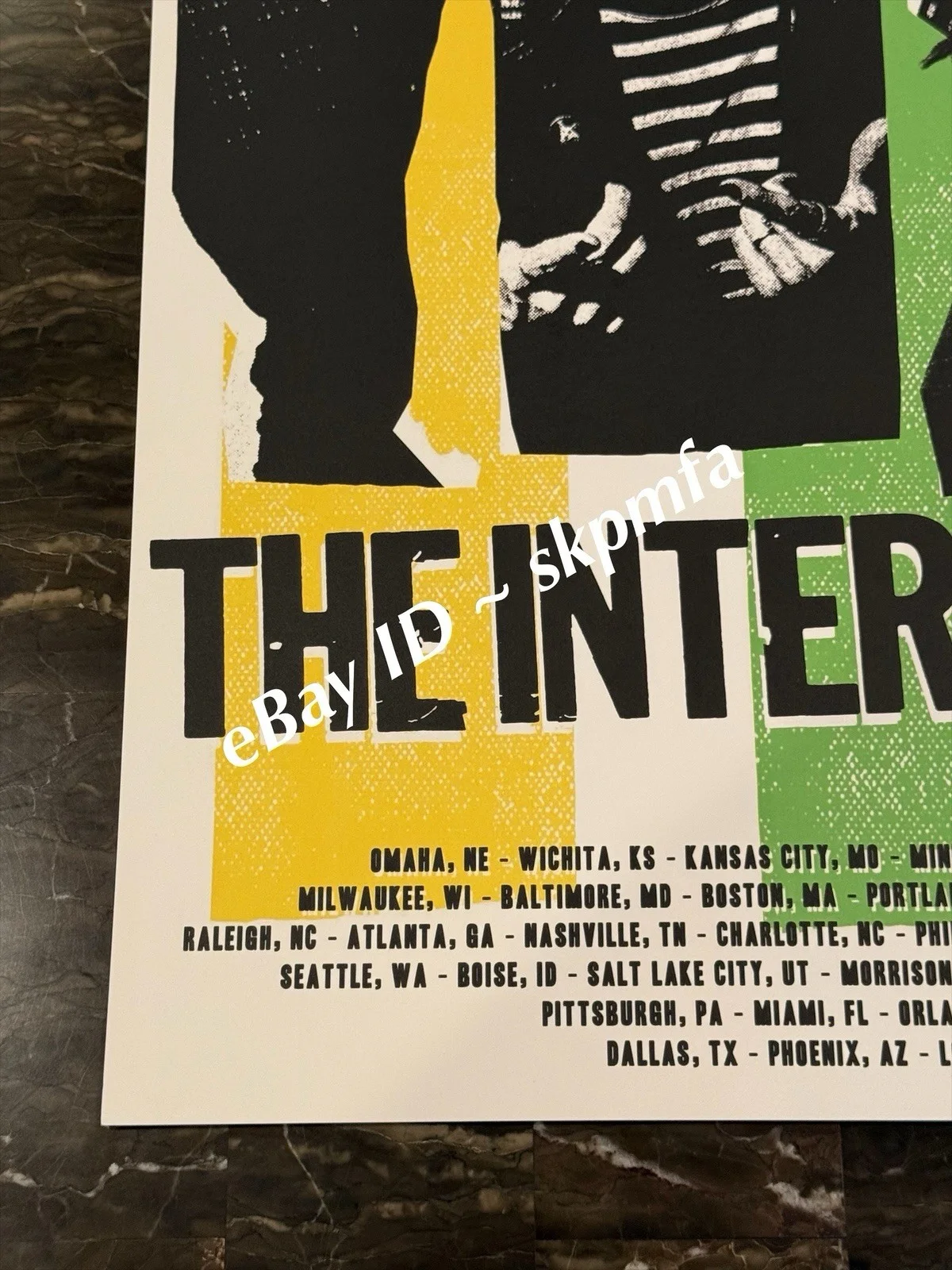 THE INTERRUPTERS Poster Band Signed 18x24 Red Rocks 💯 Official Merch! 2024 Tour, изображение 4