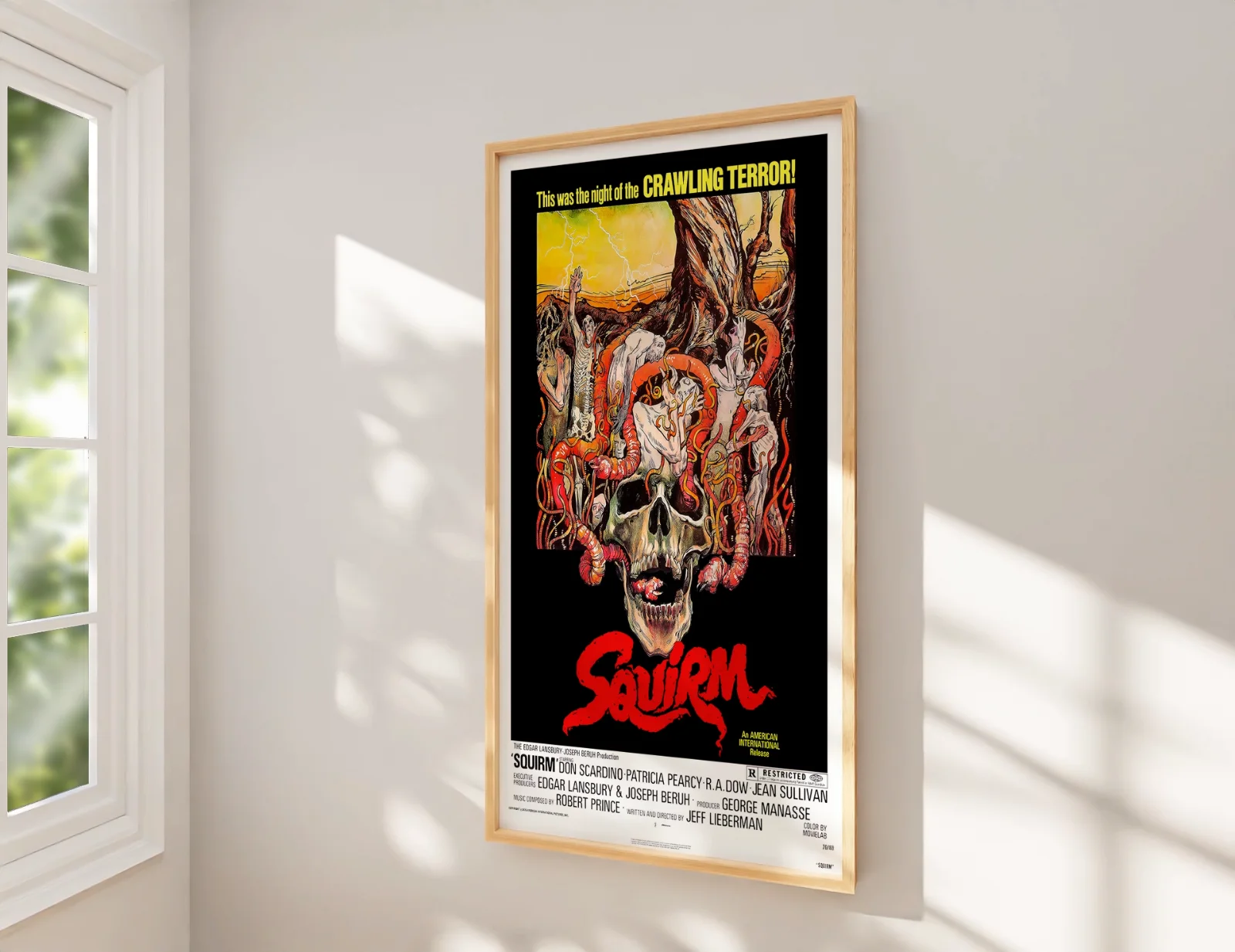 Squirm 1976 - Natural Horror Film Restored 27.2" x 41" US One Sheet Poster, image 2