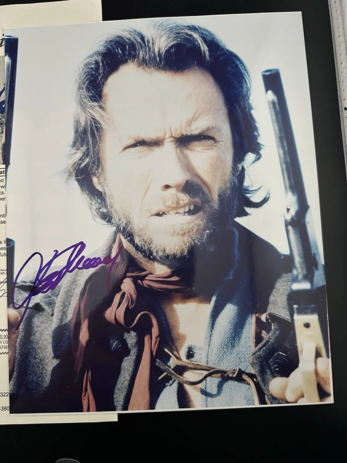 Clint Eastwood Signed Autographed 8x10 Photo Dirty Harry Western JSA LETTER COA, изображение 2