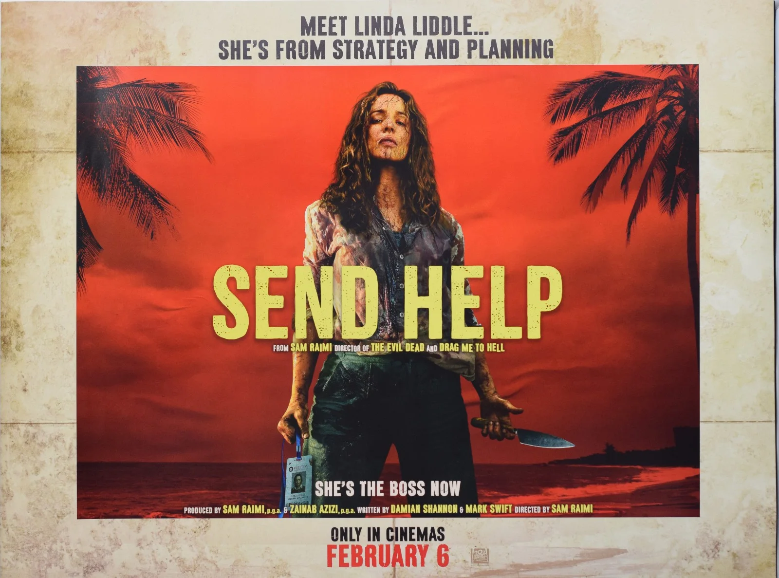 Send Help UK Quad Movie Poster set of 2, изображение 2