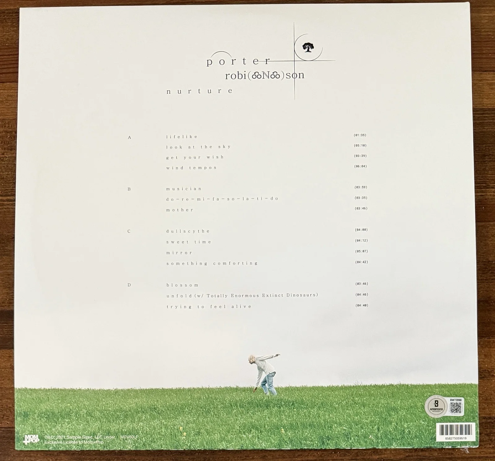Porter Robinson Autograph SIGNED Clear VINYL 2LP COVER Nurture BAS Beckett COA, изображение 2