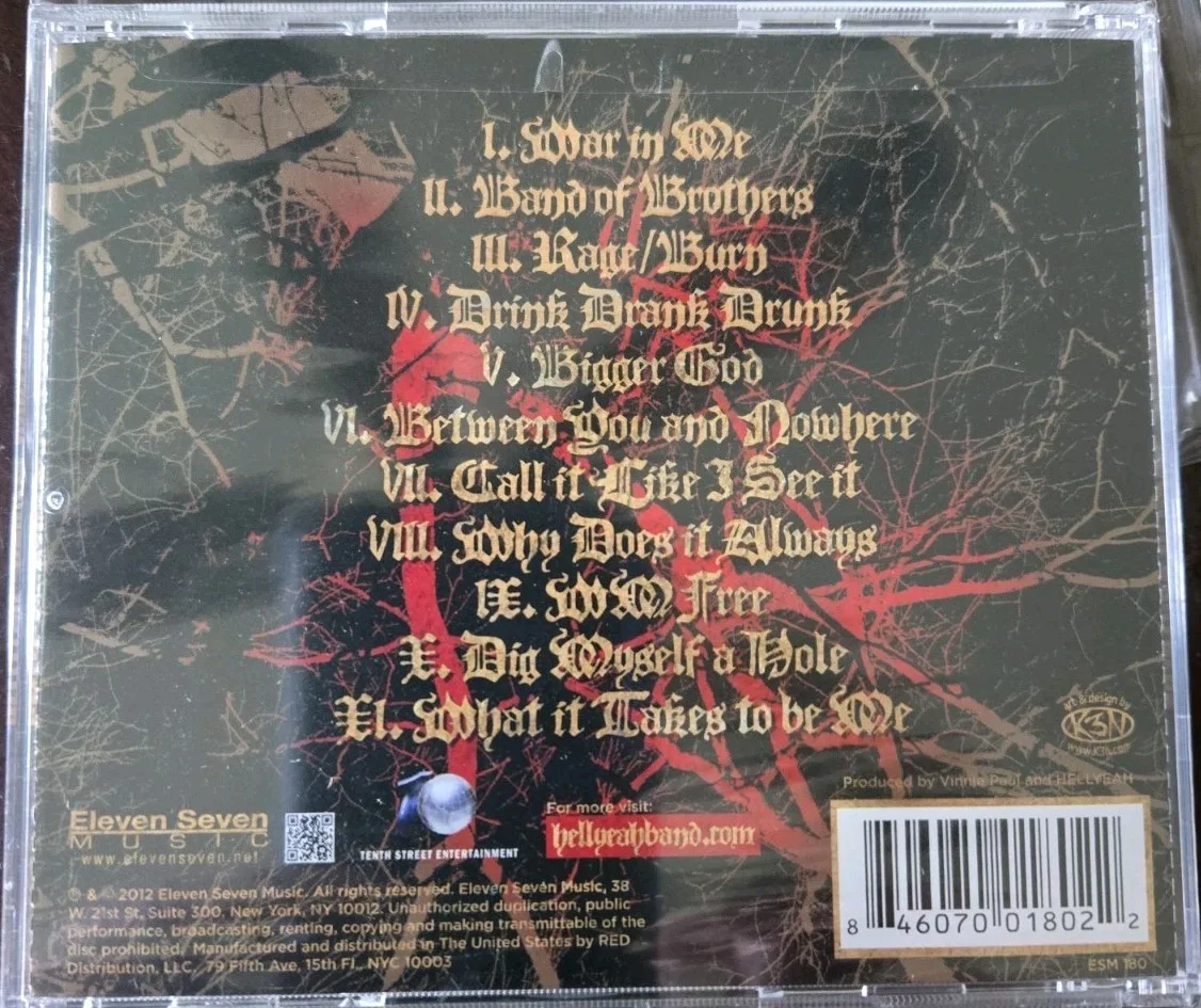 Hellyeah**Band of Brothers**By Vinnie Paul & Band**Extra Cd Cover & First press, image 3