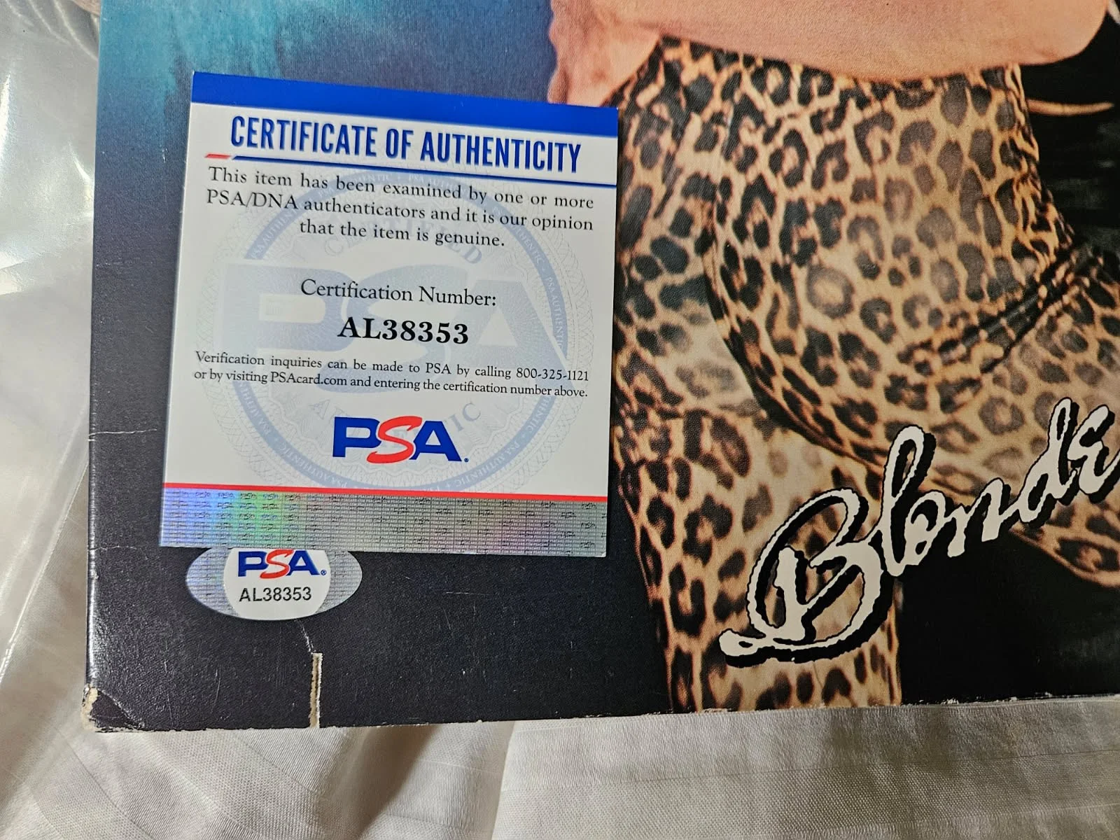 Rod Stewart autograph LP Album - Blondes Have More Fun PSA DNA Certified, image 2