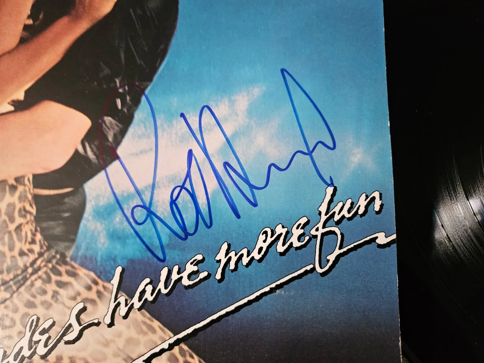 Rod Stewart autograph LP Album - Blondes Have More Fun PSA DNA Certified, image 3