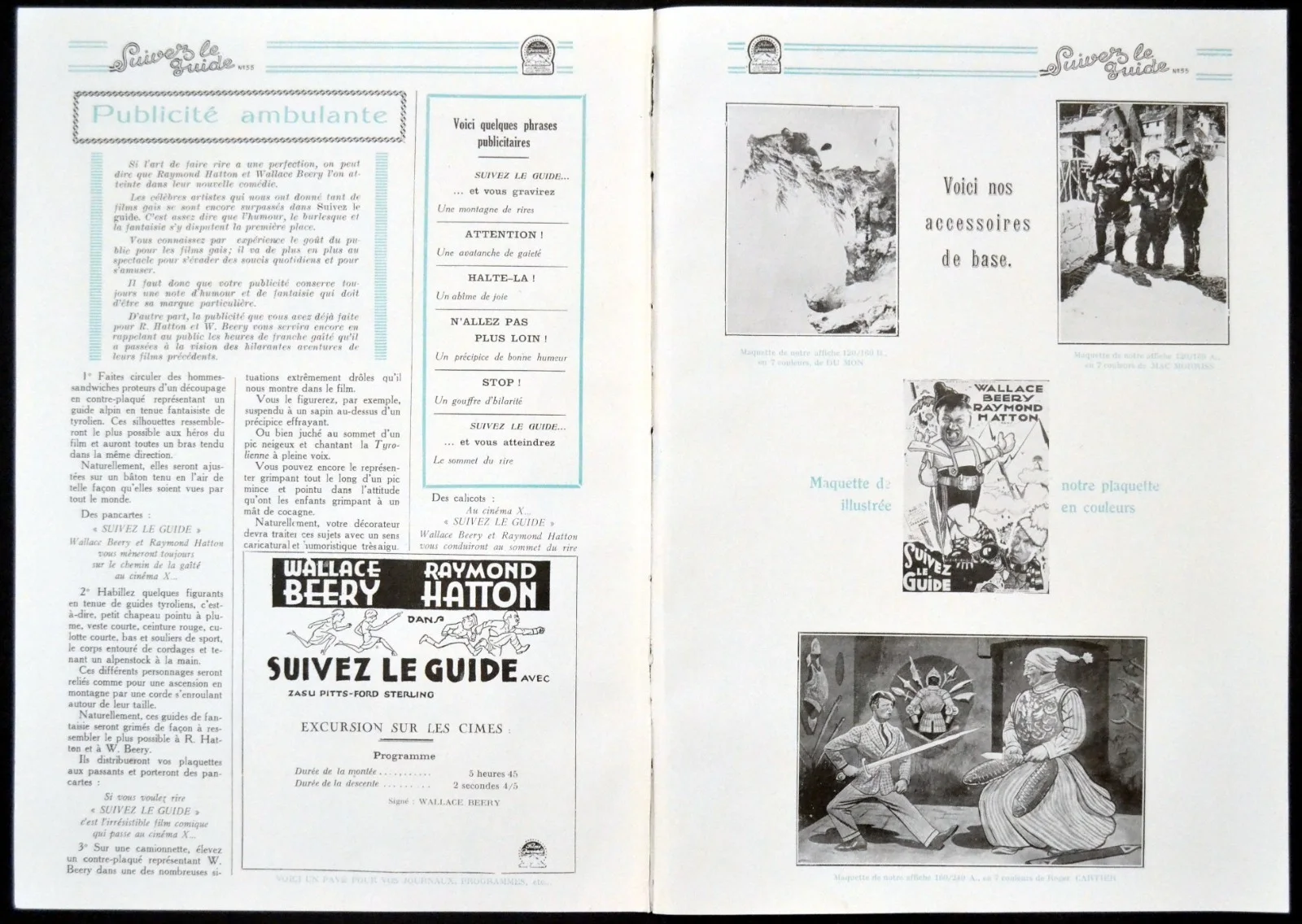 WIFE SAVERS 1928 Wallace Beery, Raymond Hatton FRENCH PRESSBOOK, изображение 4