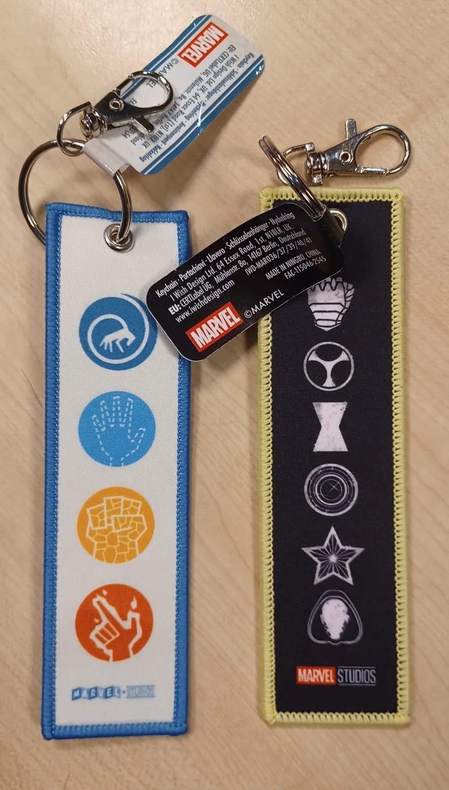 Marvel Bag Tag Keyring x 2 Odeon Imax Thunderbolts & Fantastic Four Ltd Edition, image 2