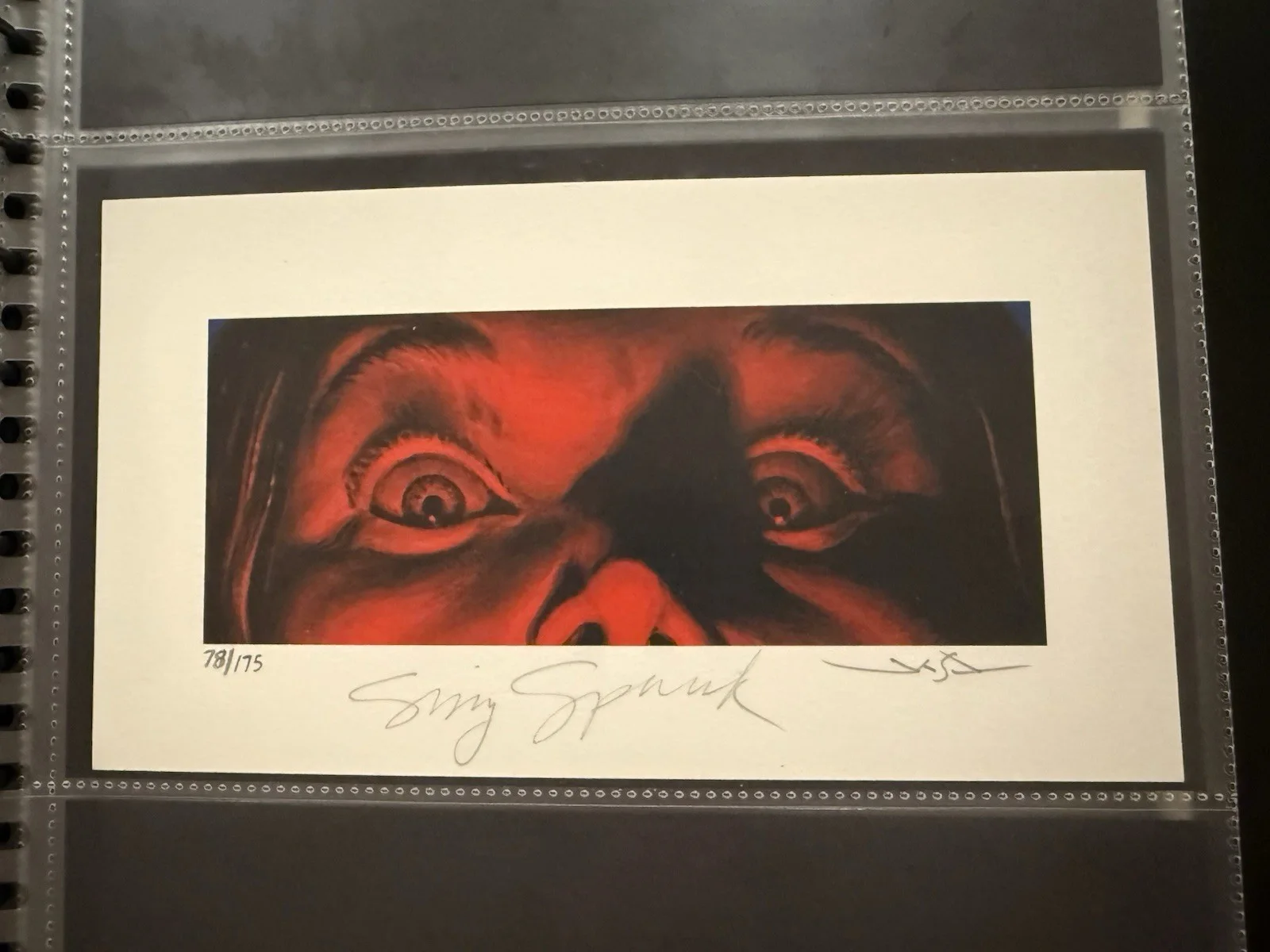 Sissy Spacek — Sissy Spacek signed Carrie Print By Jason Edmiston EWAF Beckett COA *, image 2