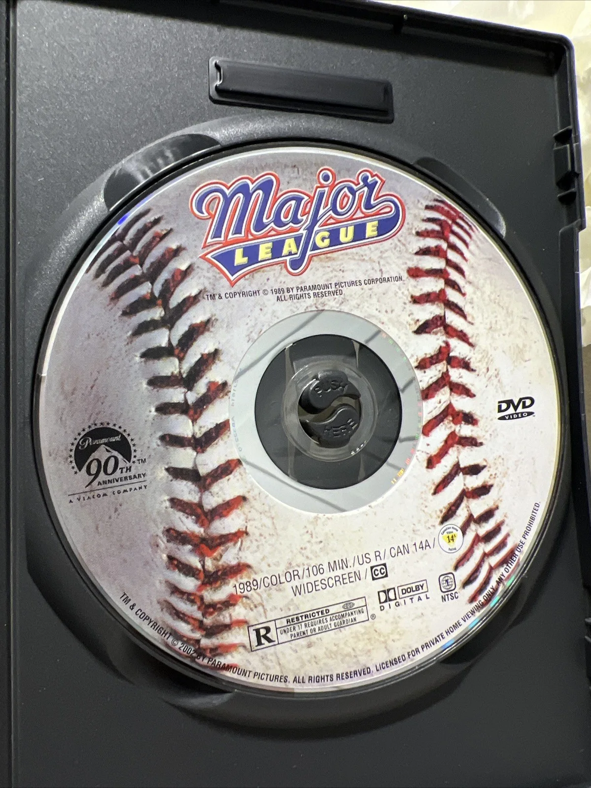 Charlie Sheen — Charlie Sheen Signed Autographed Major League DVD Cover Wild Thing Ricky Vaughn, изображение 3