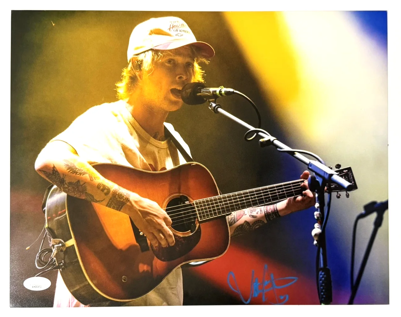 Billy Strings Signed 11x14 Photo Autographed JSA COA AH00472 Acoustic Guitar, image 2