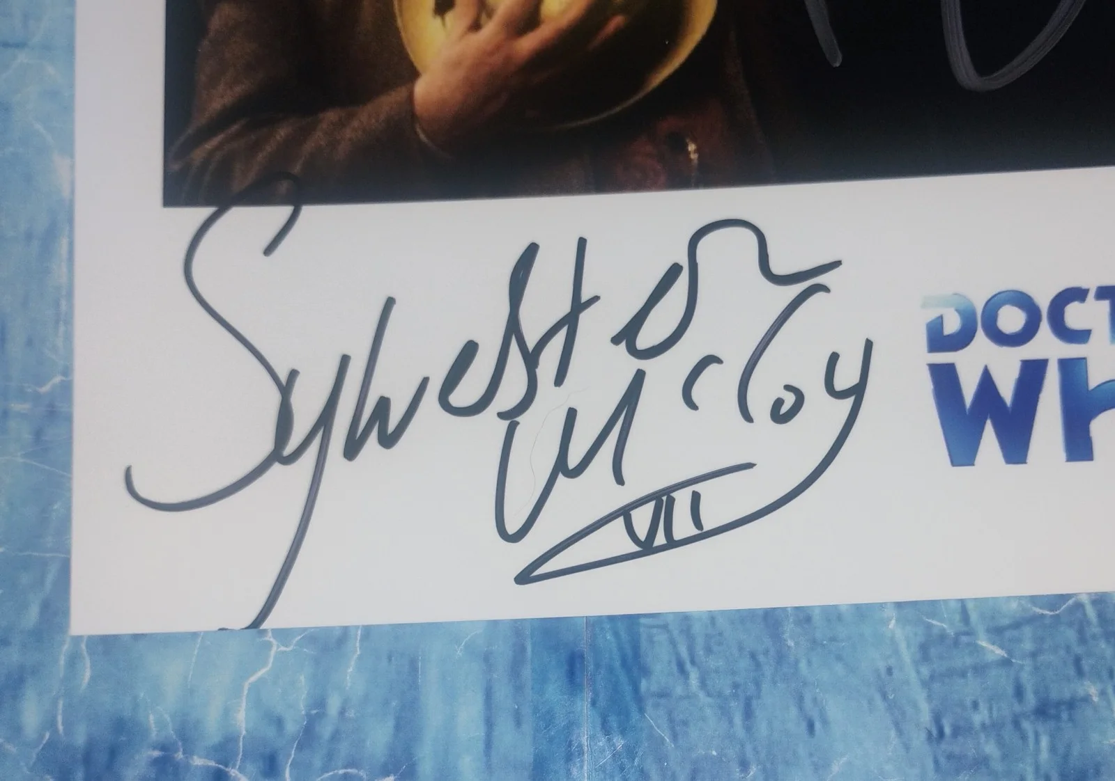 Sylvester McCoy & Paul McGann Hand Signed Photo COA Doctor Who NO US TARIFFS, изображение 4