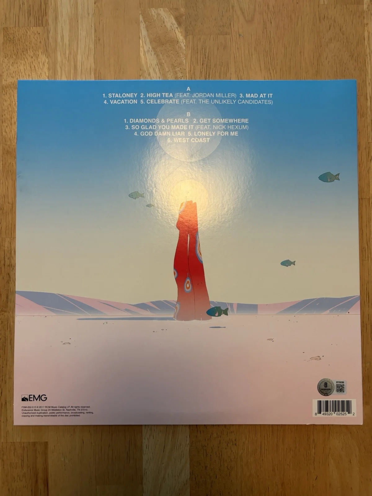 THE DIRTY HEADS SIGNED “SWIM TEAM” VINYL Jared Watson Beckett BAS COA, изображение 3