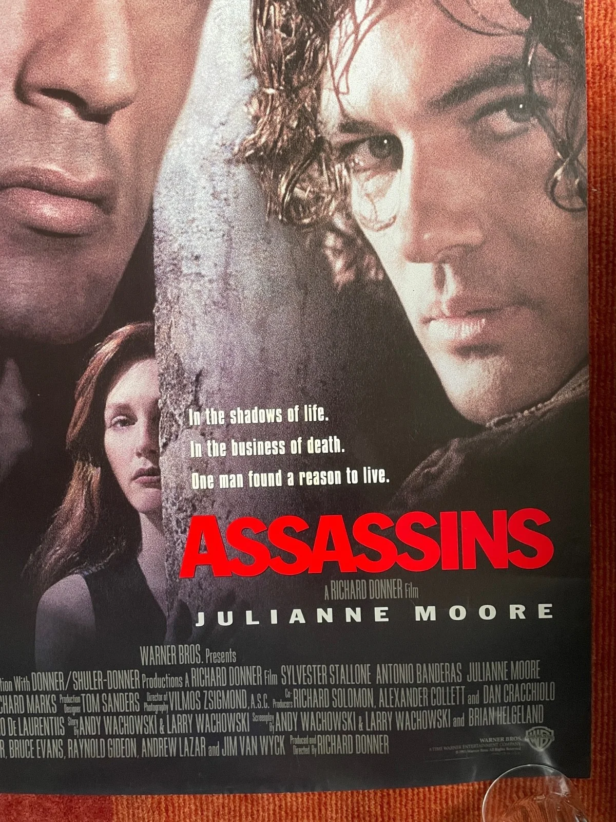 ASSASSINS (1995) Original One Sheet Movie Poster, Stallone, Antonio Banderas, изображение 5