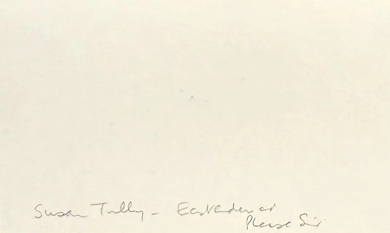 Susan Tully — SUSAN TULLY Signed Autograph 3x5 INDEX CARD EastEnders Grange Hill Up 'n' Under, изображение 2