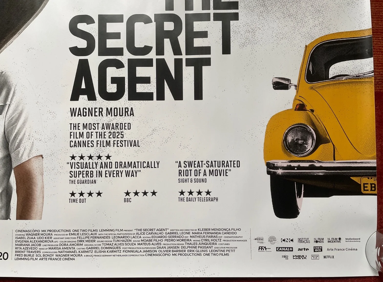 THE SECRET AGENT (2025) Original UK Quad Movie Film Poster Wagner Moura, изображение 5