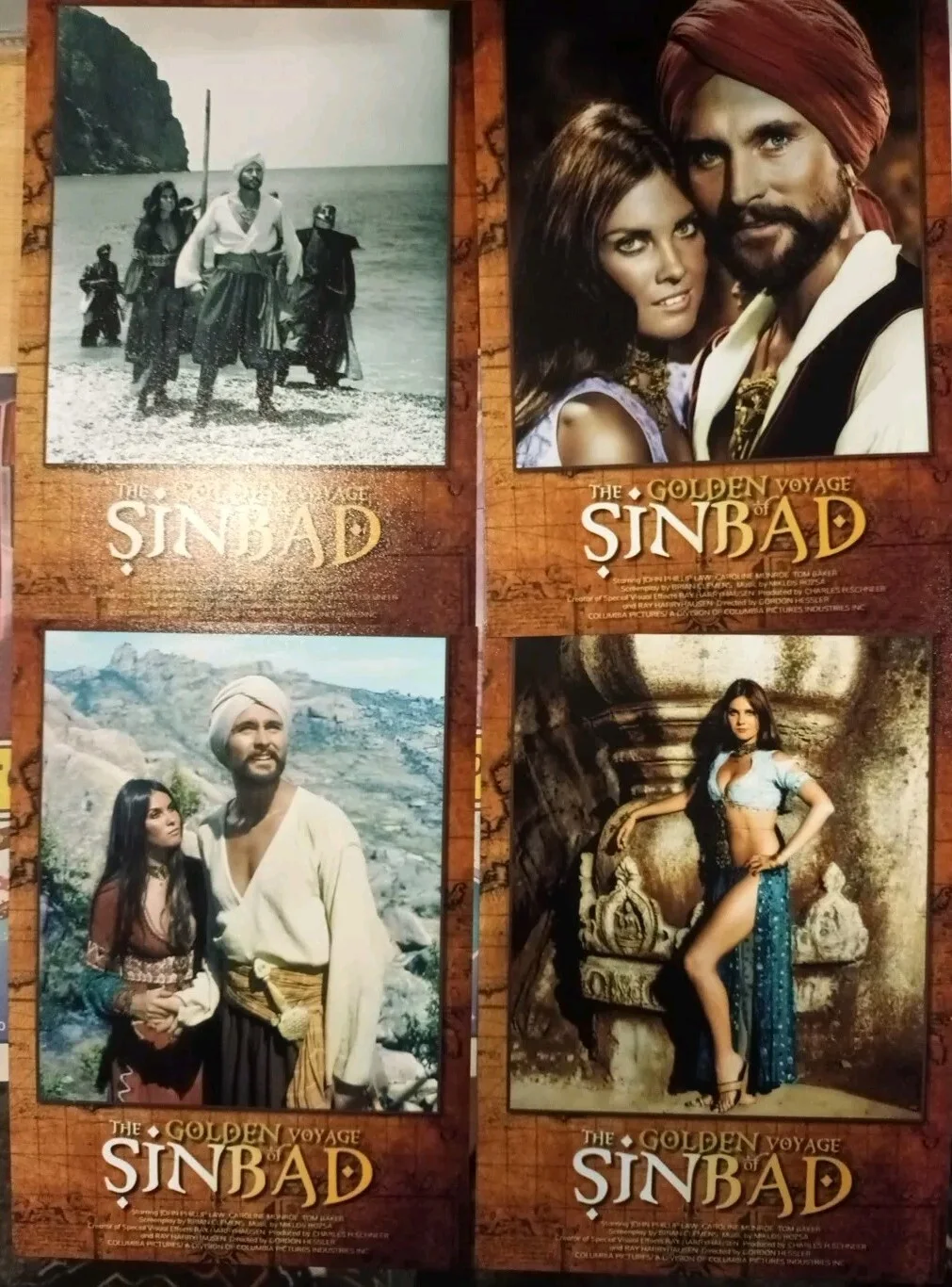 The Golden Voyage Of Sinbad. Set Of 18 Unoffical Glossy 7x5ins Lobby Cards. New, изображение 5