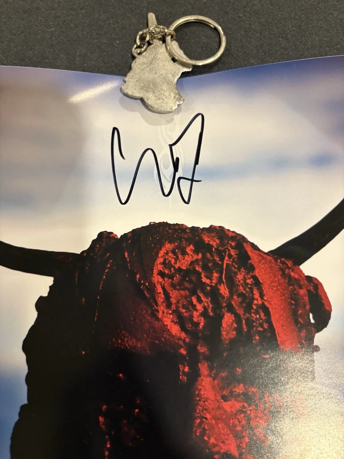 Autographed Slipknot Poster 11" x 17" Good Condition, image 3