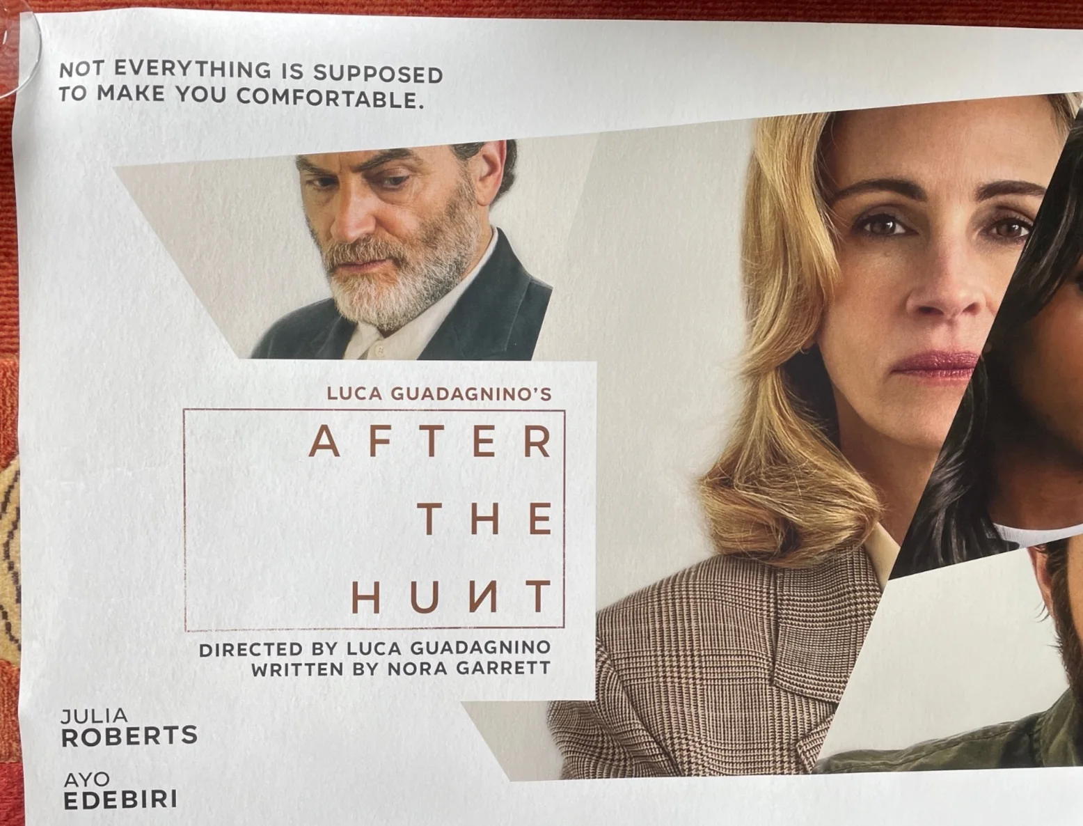 AFTER THE HUNT (2025) Original UK Quad Movie Film Poster Andrew Garfield, изображение 2