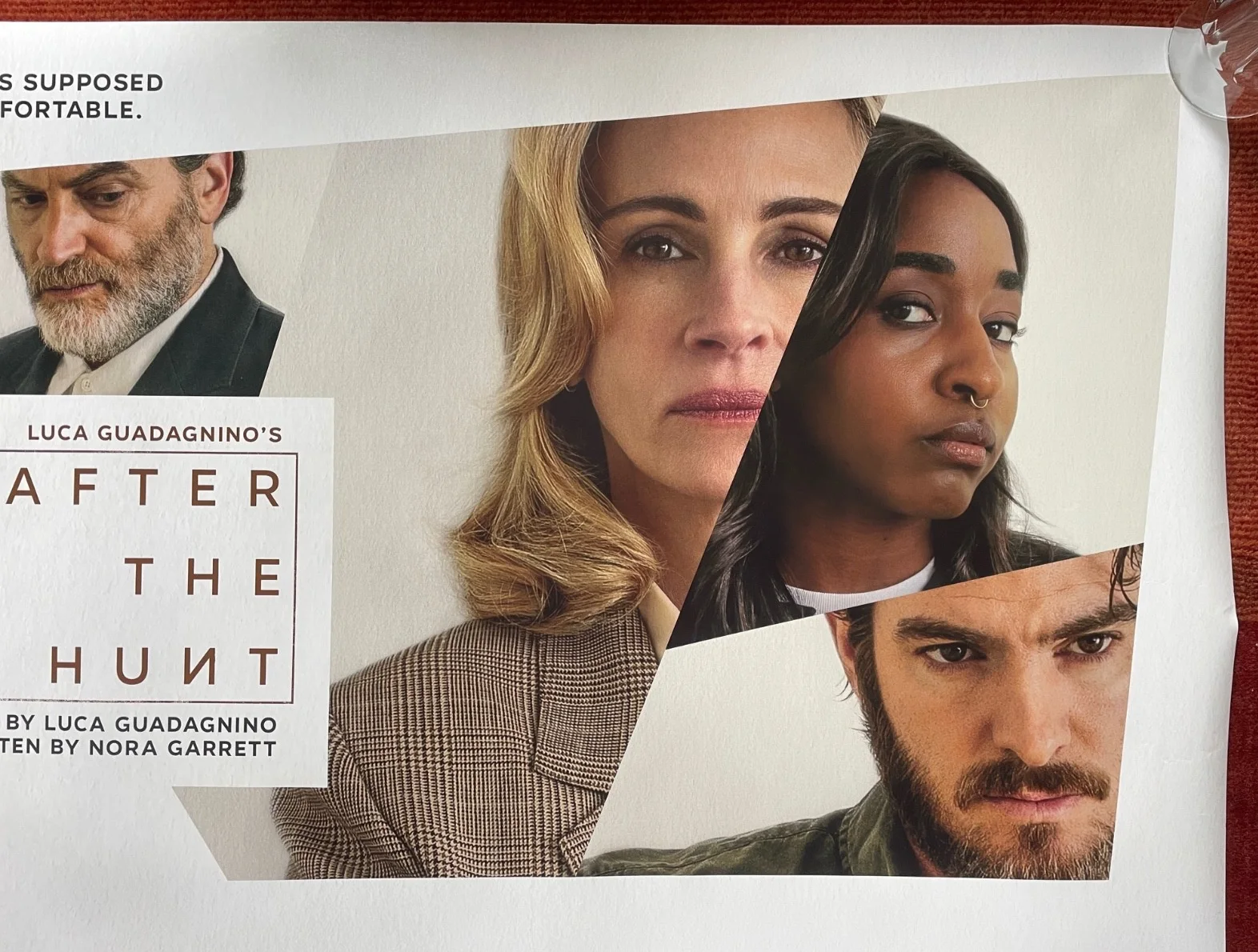 AFTER THE HUNT (2025) Original UK Quad Movie Film Poster Andrew Garfield, изображение 3
