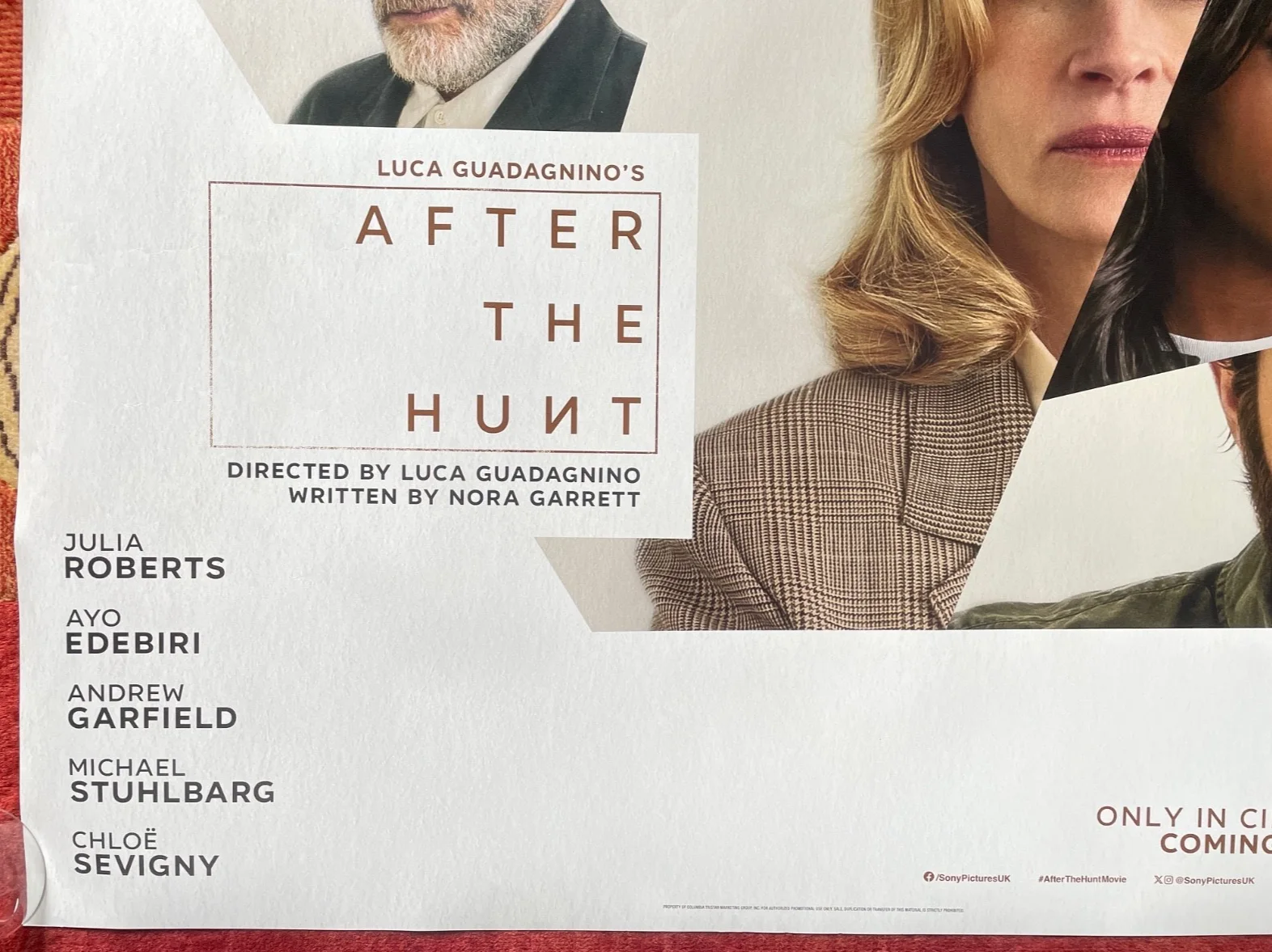 AFTER THE HUNT (2025) Original UK Quad Movie Film Poster Andrew Garfield, изображение 4