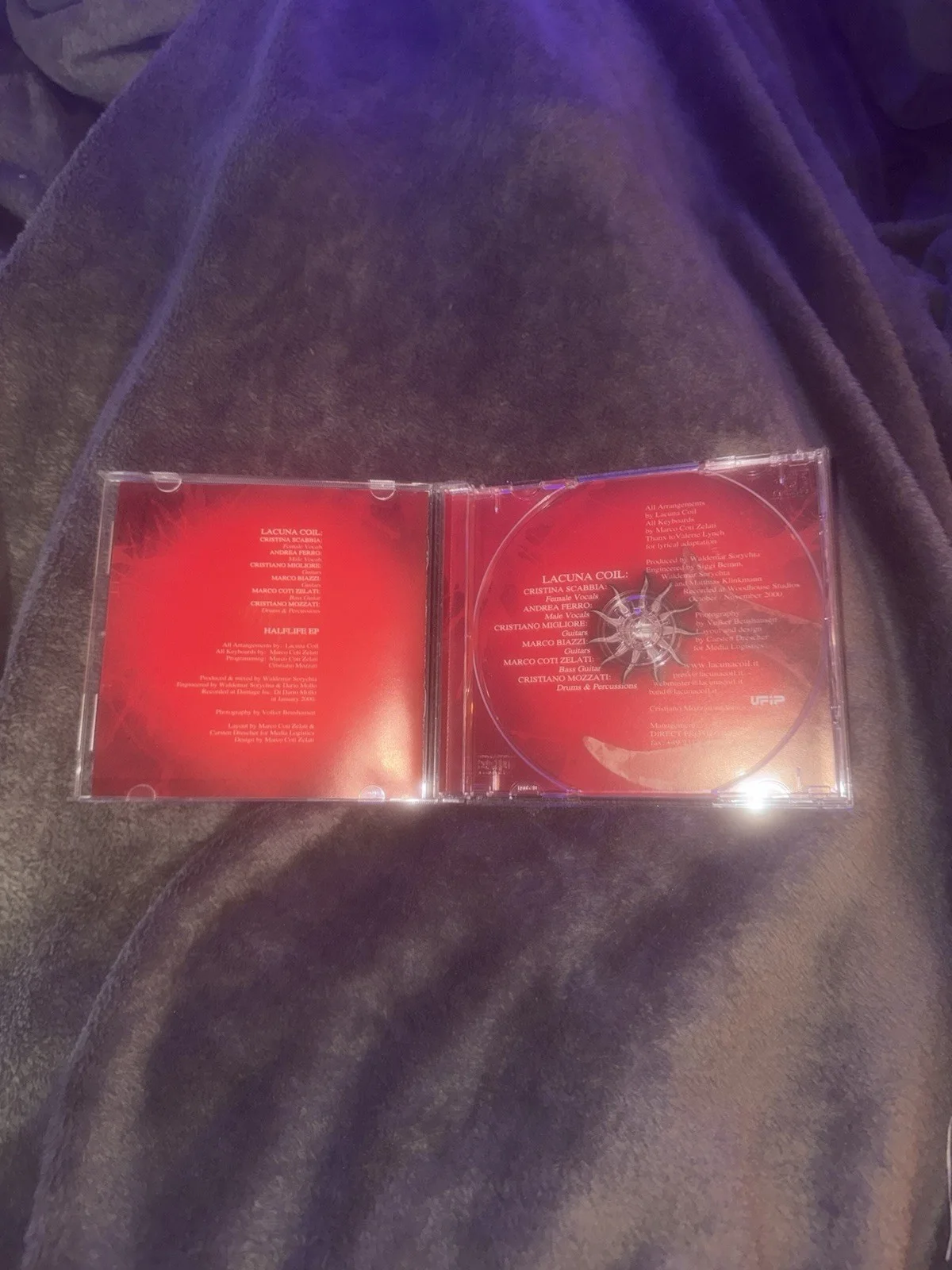Lacuna Coil Autographed CD BOOKLET and case Only! No CD, image 5
