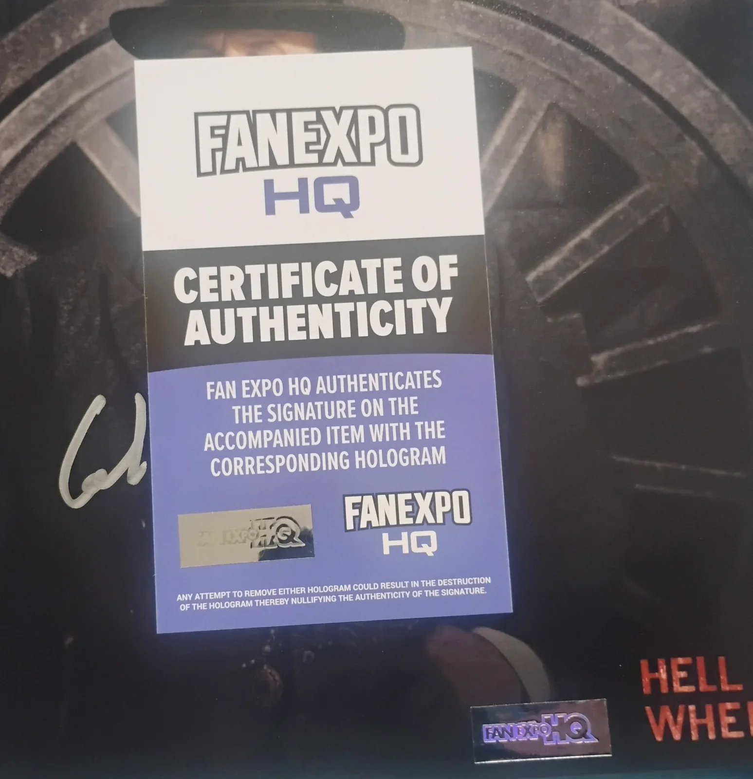 Colm Meaney Hand Signed 8x10 Photo COA Hell On Wheels NO US TARIFFS, image 4